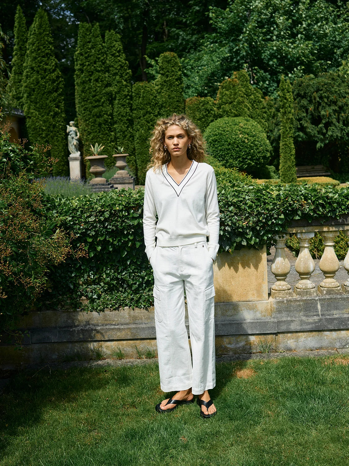 Relena Prep V-Neck Knit