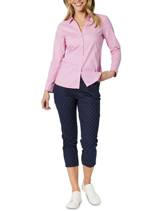 Emma Rib Shirt Orchid