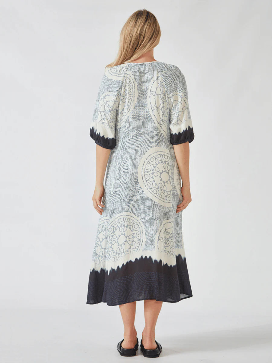 Coya Print Dress Blue