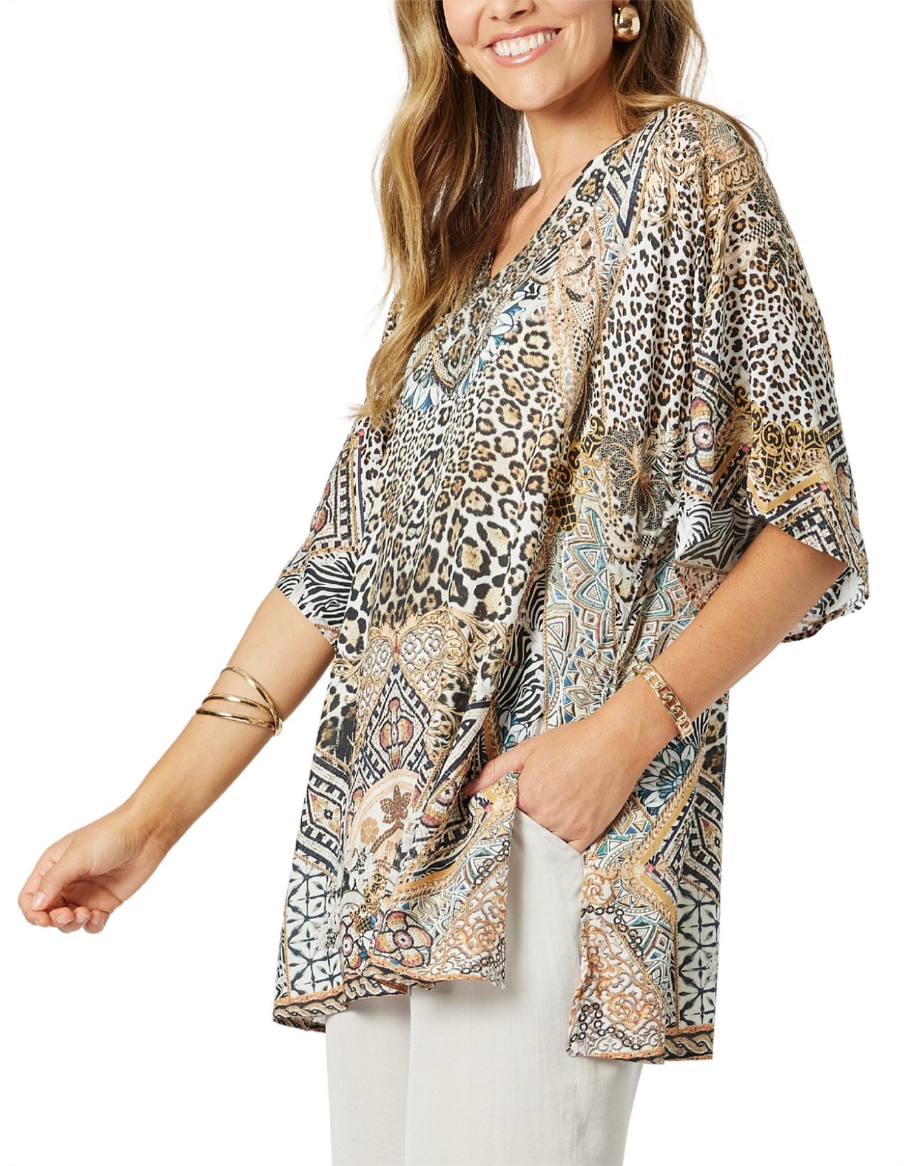 Emerson Top Animal Print