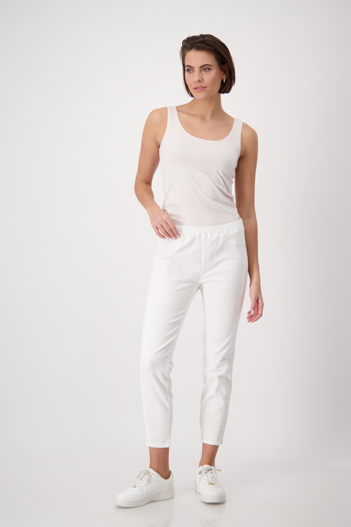 Monari Basic Pants / Jeggings Sand or White