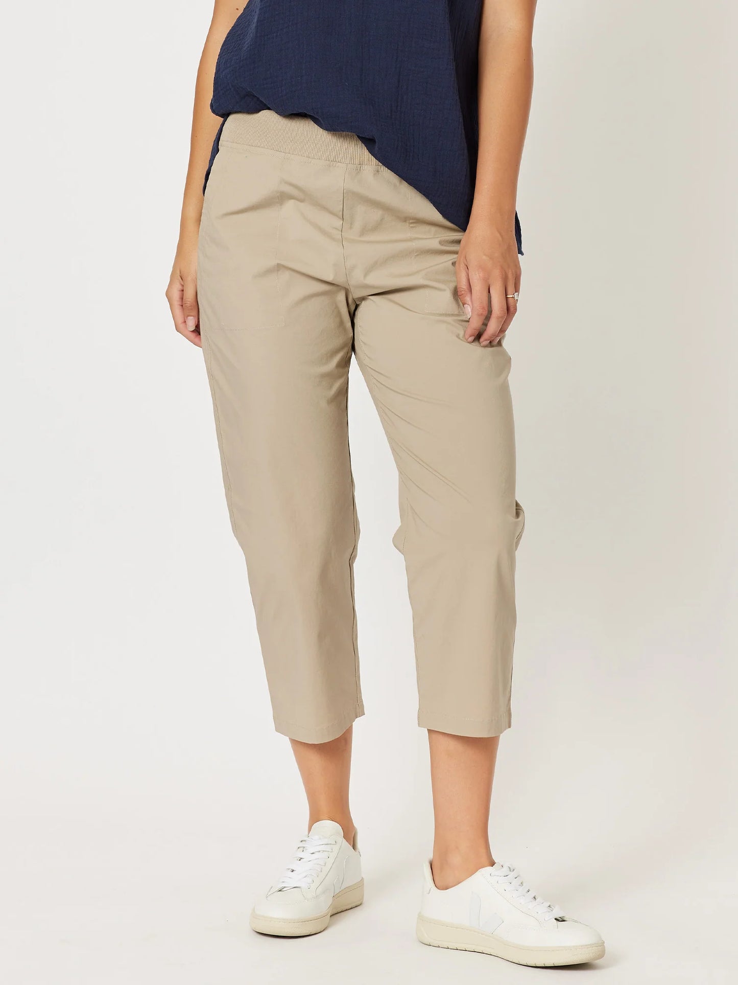 Santorini Cotton Capri Pant