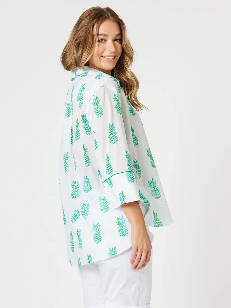 Pineapple Pina Colada Shirt White