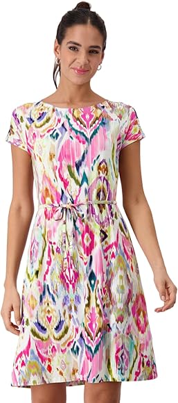 Ikat Allover print dress