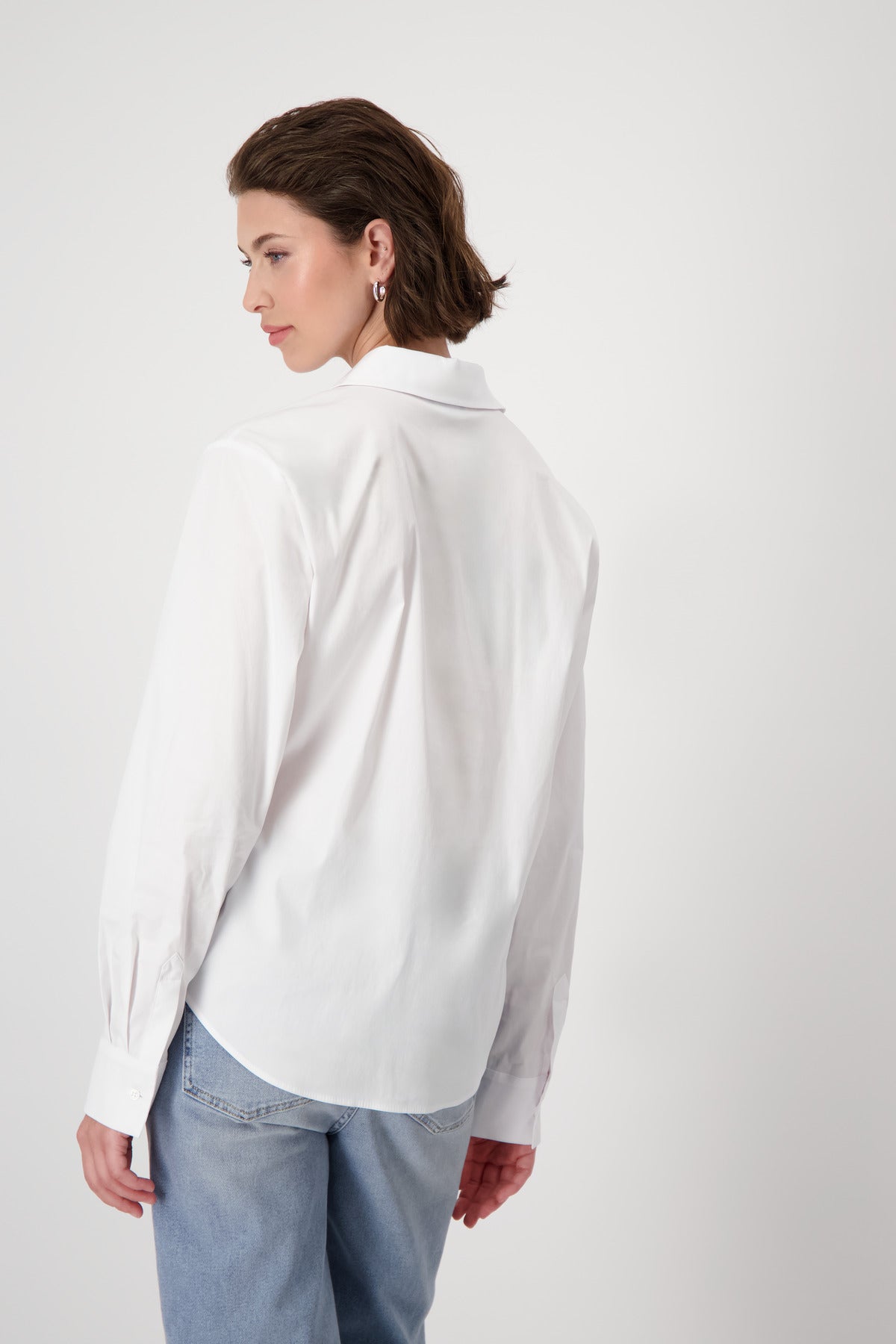 Shirt Collar Blouse White