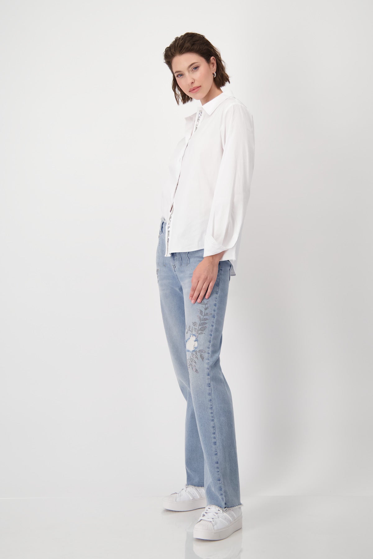 Shirt Collar Blouse White
