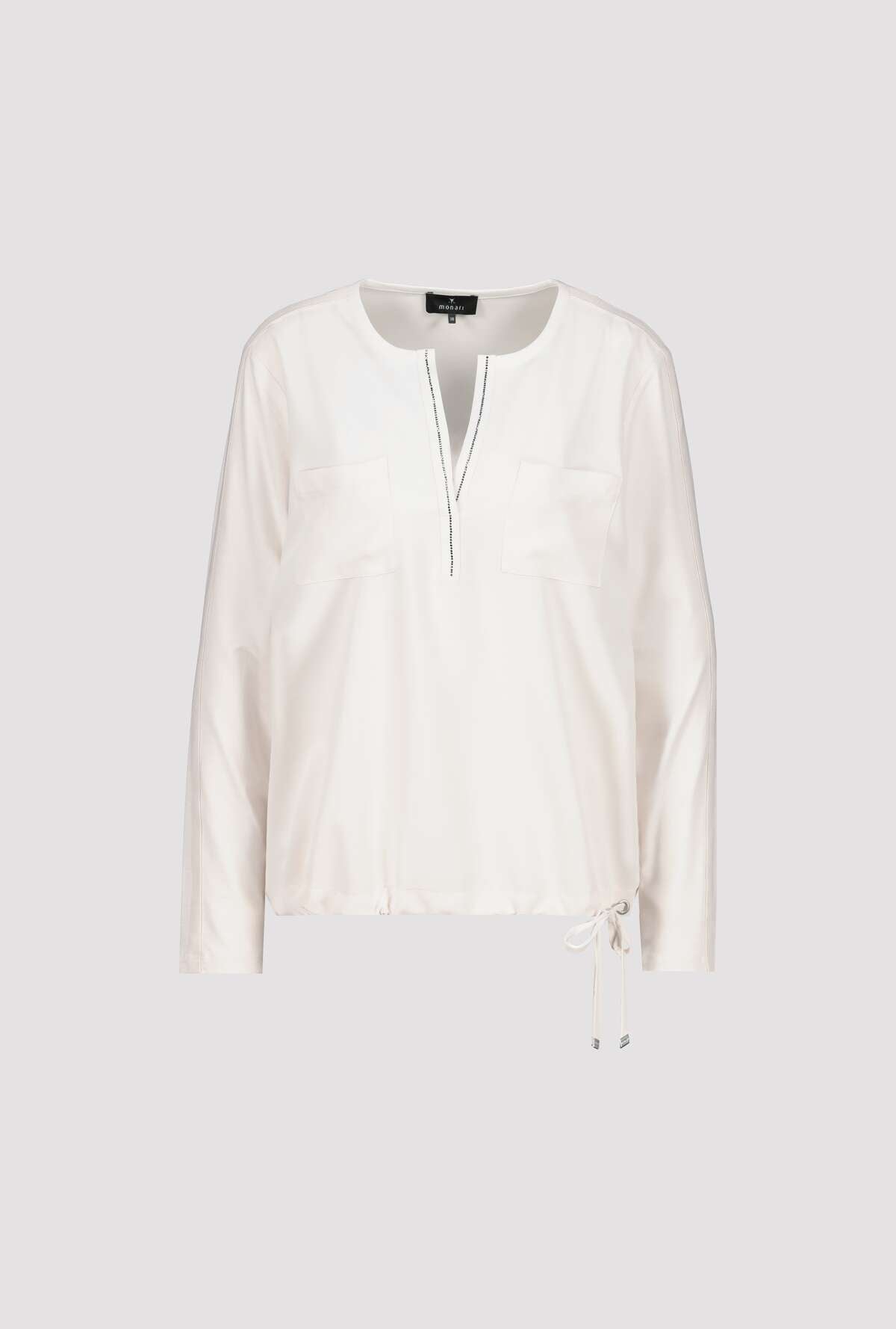 Round Neck Jersey Blouse