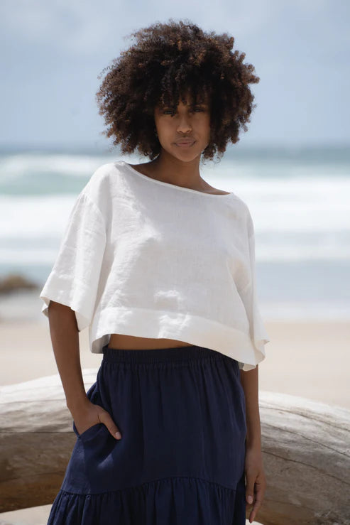 Maya Linen Top