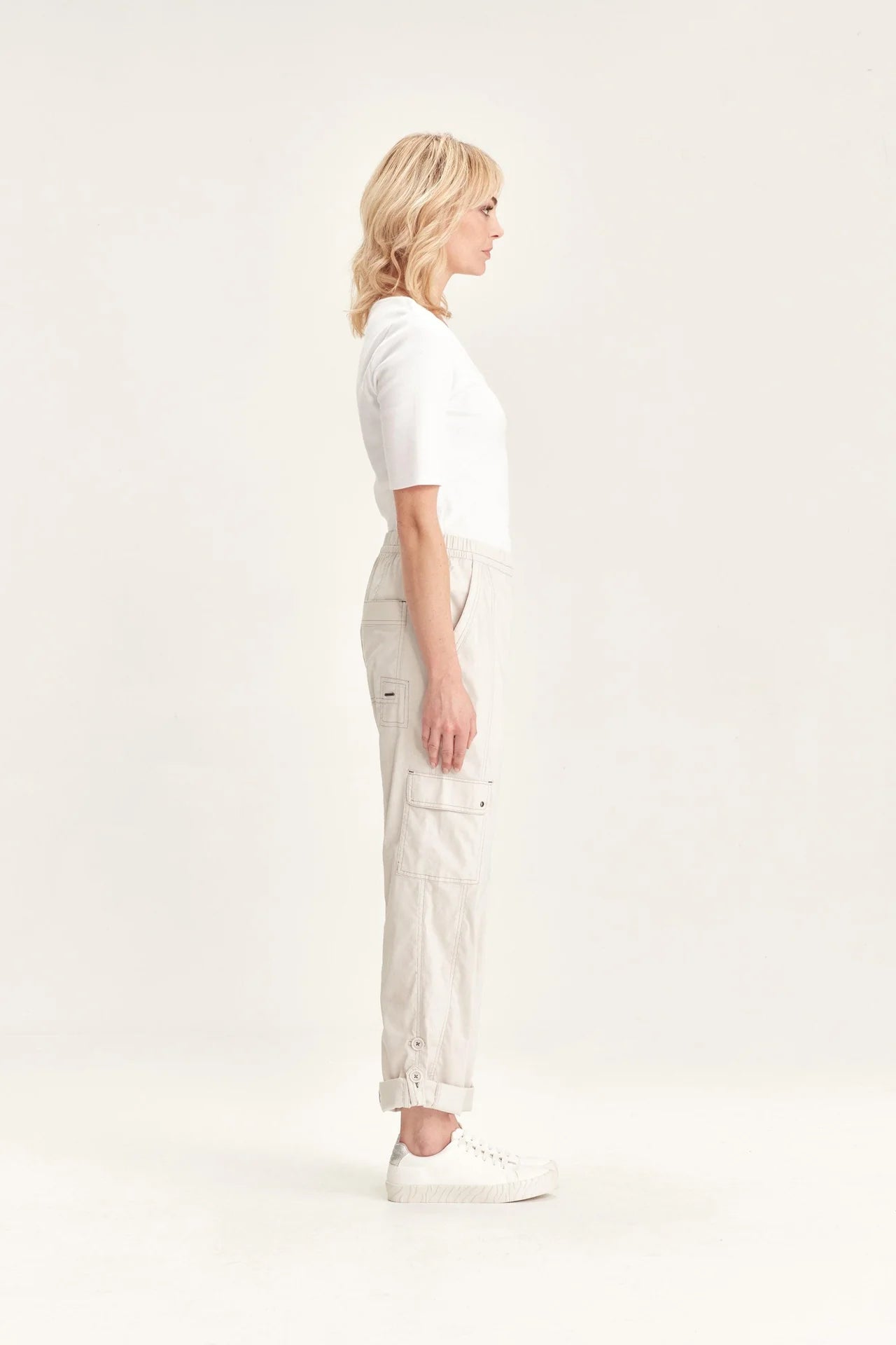 Acrobat Cargo Pant White & Pumice