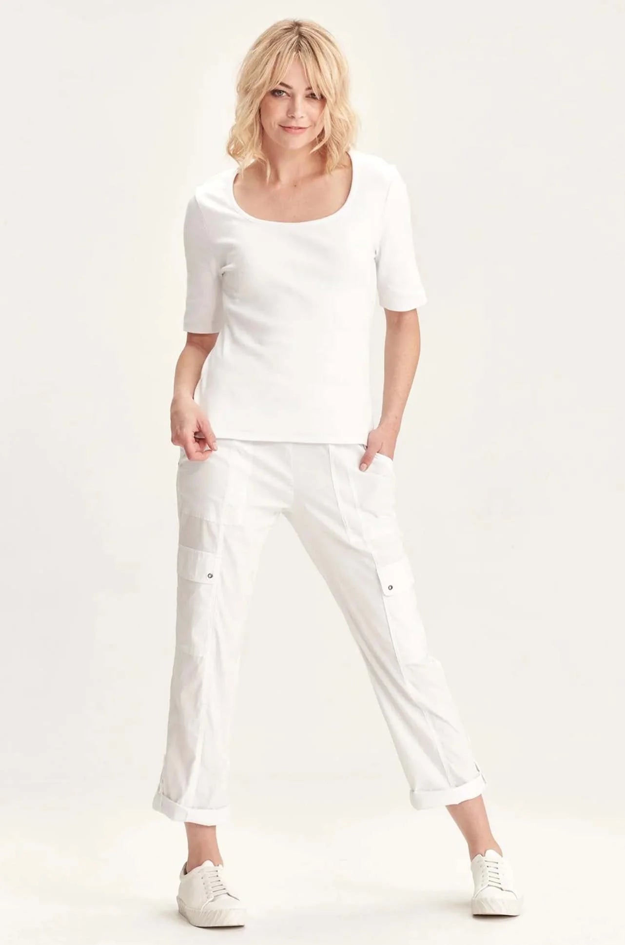 Acrobat Cargo Pant White & Pumice