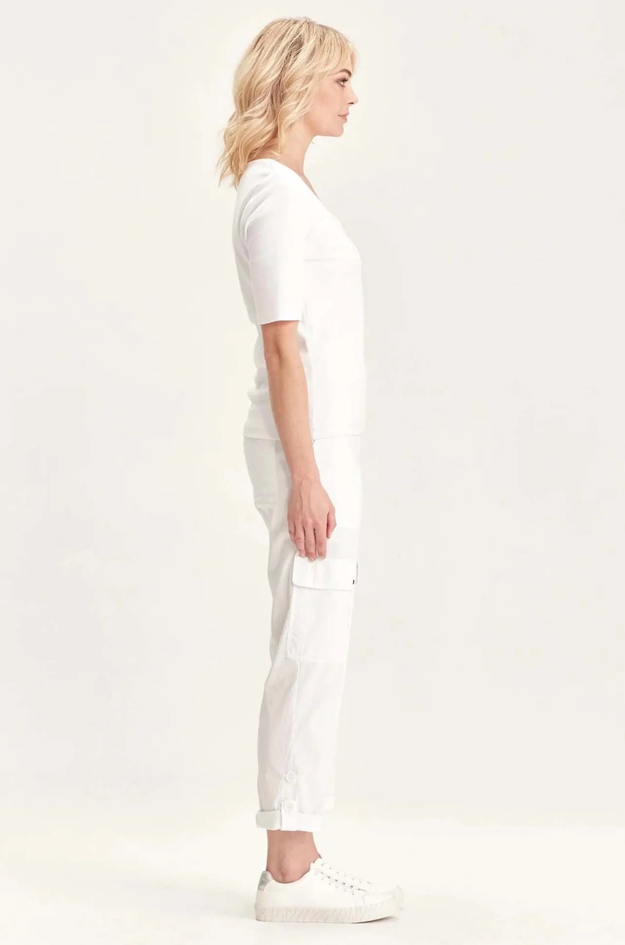 Acrobat Cargo Pant White & Pumice