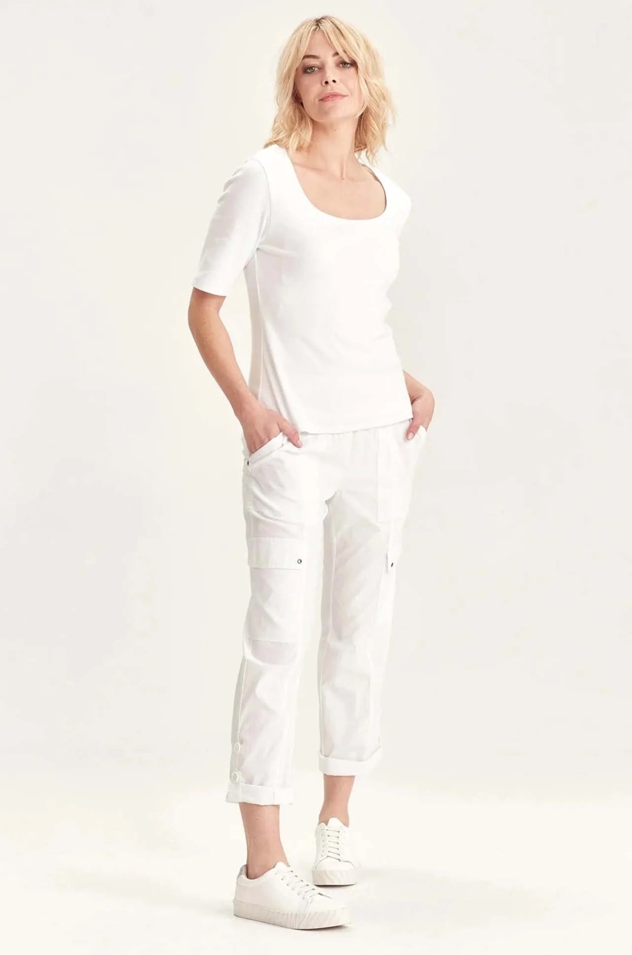 Acrobat Cargo Pant White & Pumice