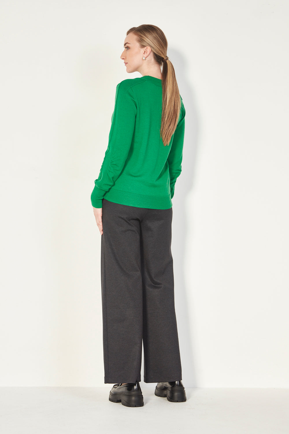 Cole Sweater Hot Pink & Grass