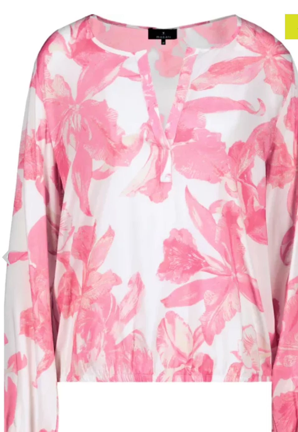 Monari Pink Print Blouse