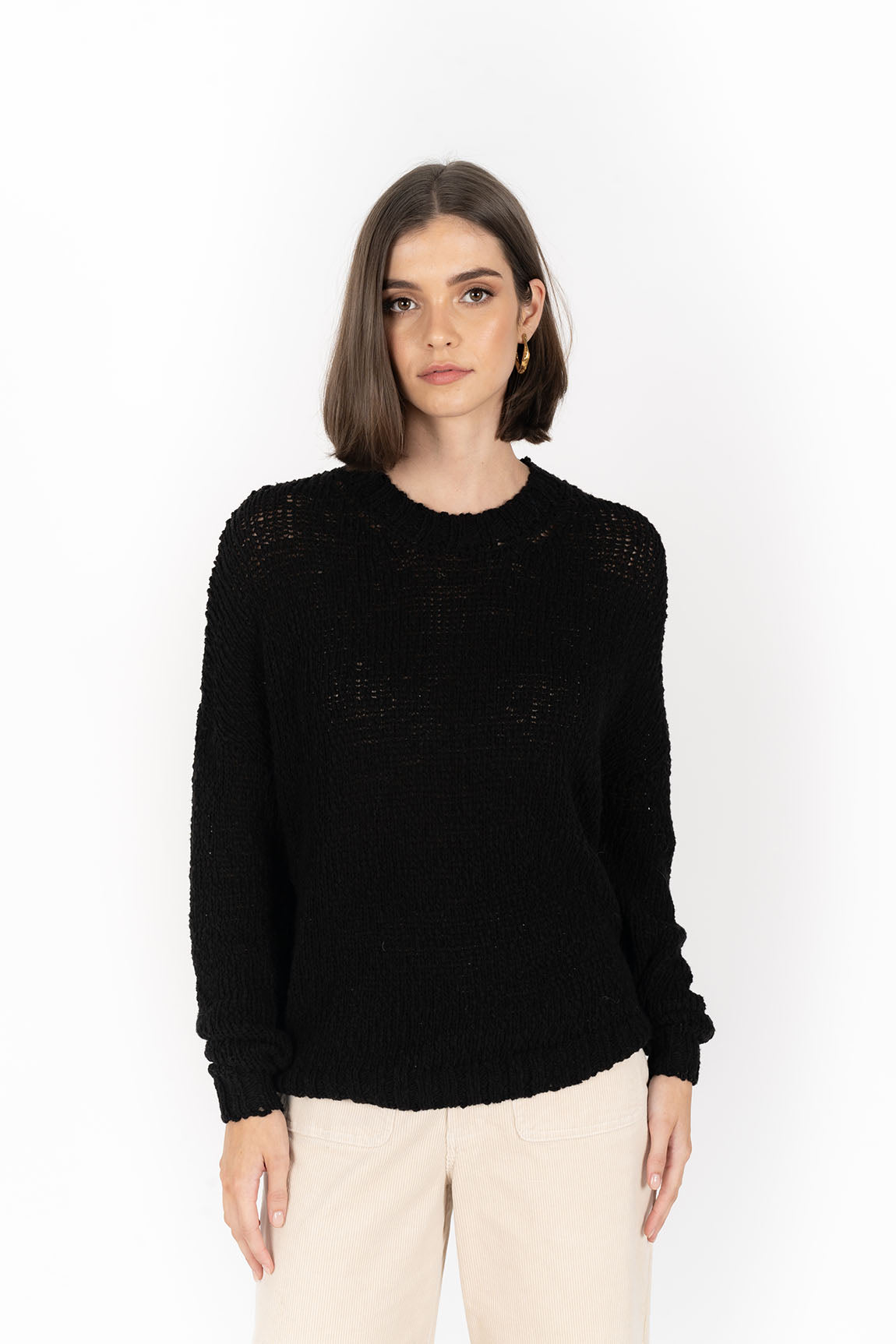 Kendi Top Black & Cinnamon