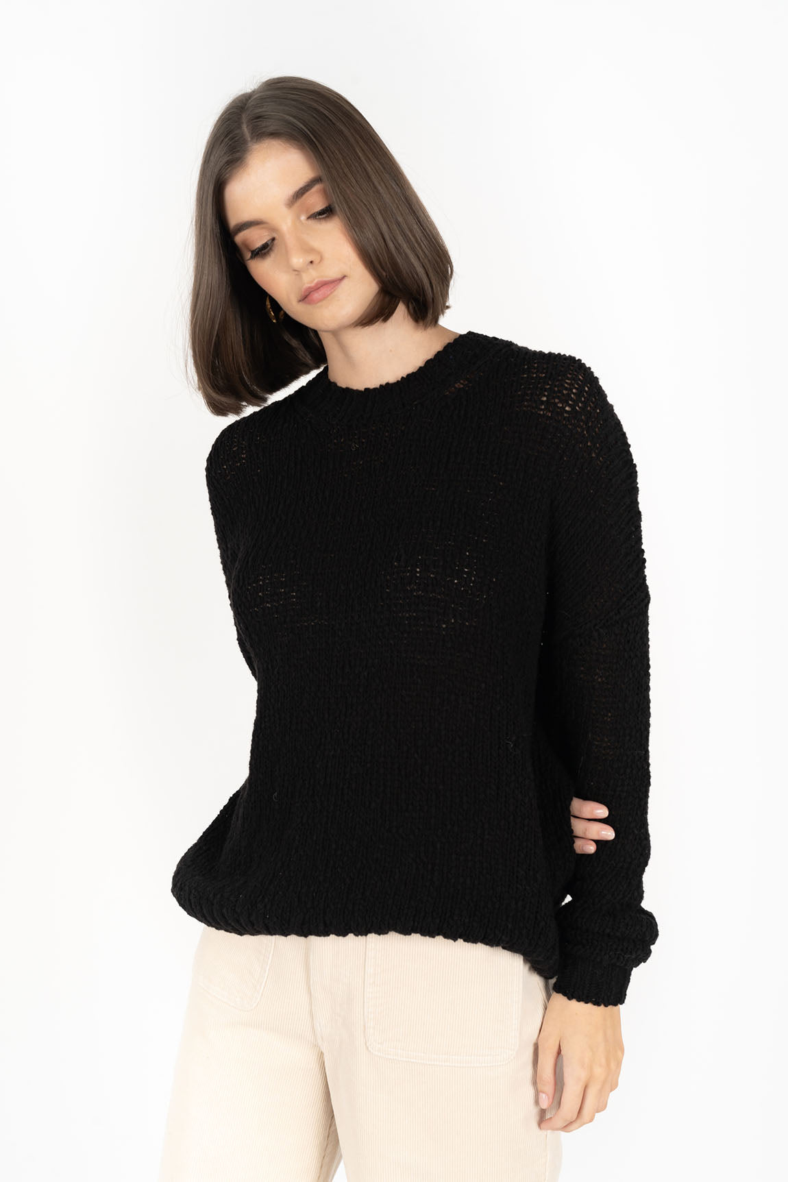 Kendi Top Black & Cinnamon