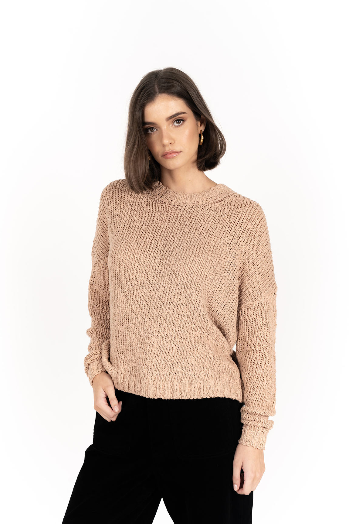 Kendi Top Black & Cinnamon