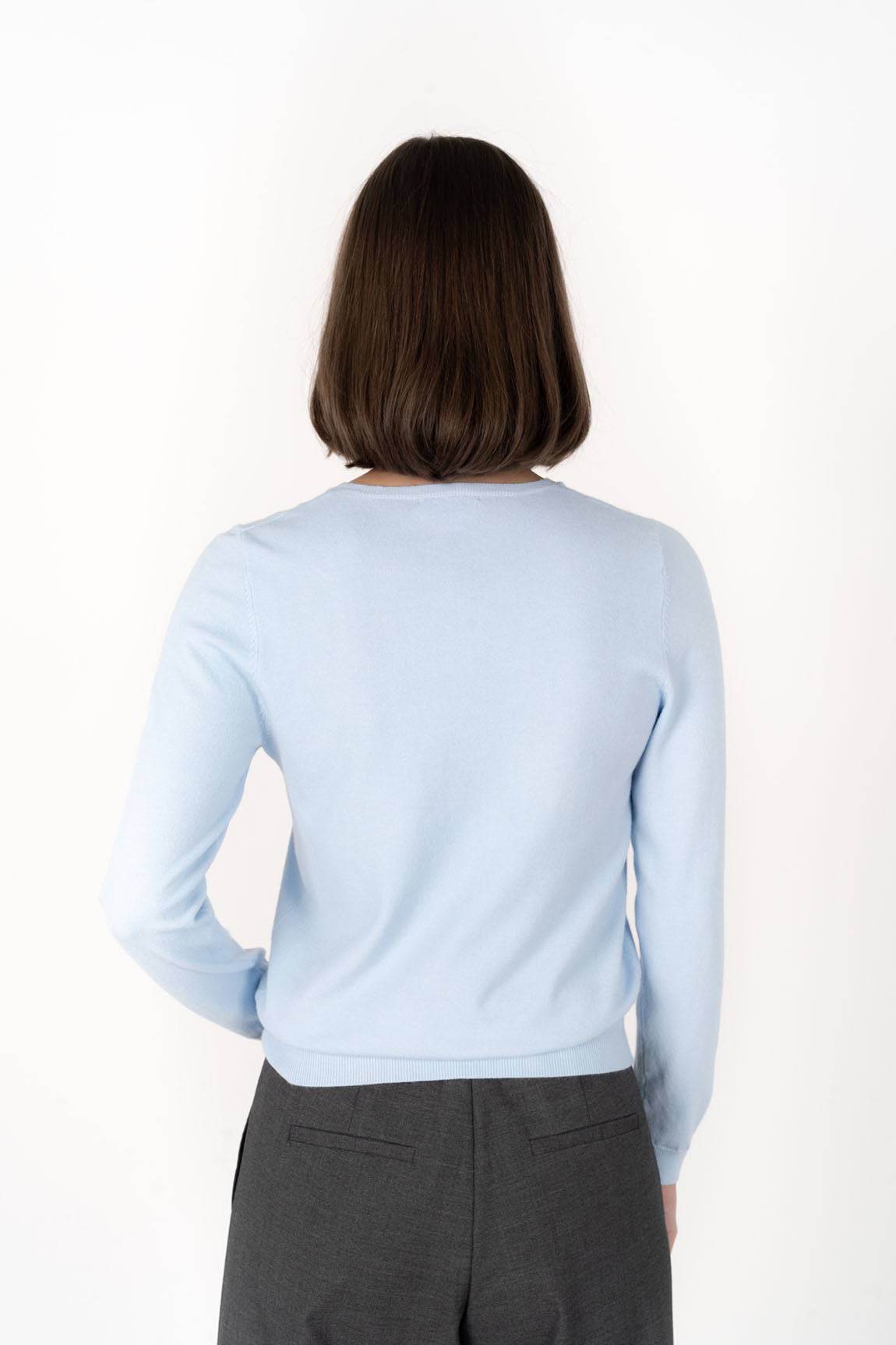 Mae Jumper Ice Blue & Spearmint