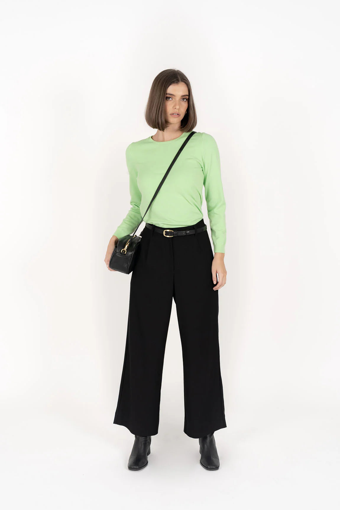 Mae Jumper Ice Blue & Spearmint
