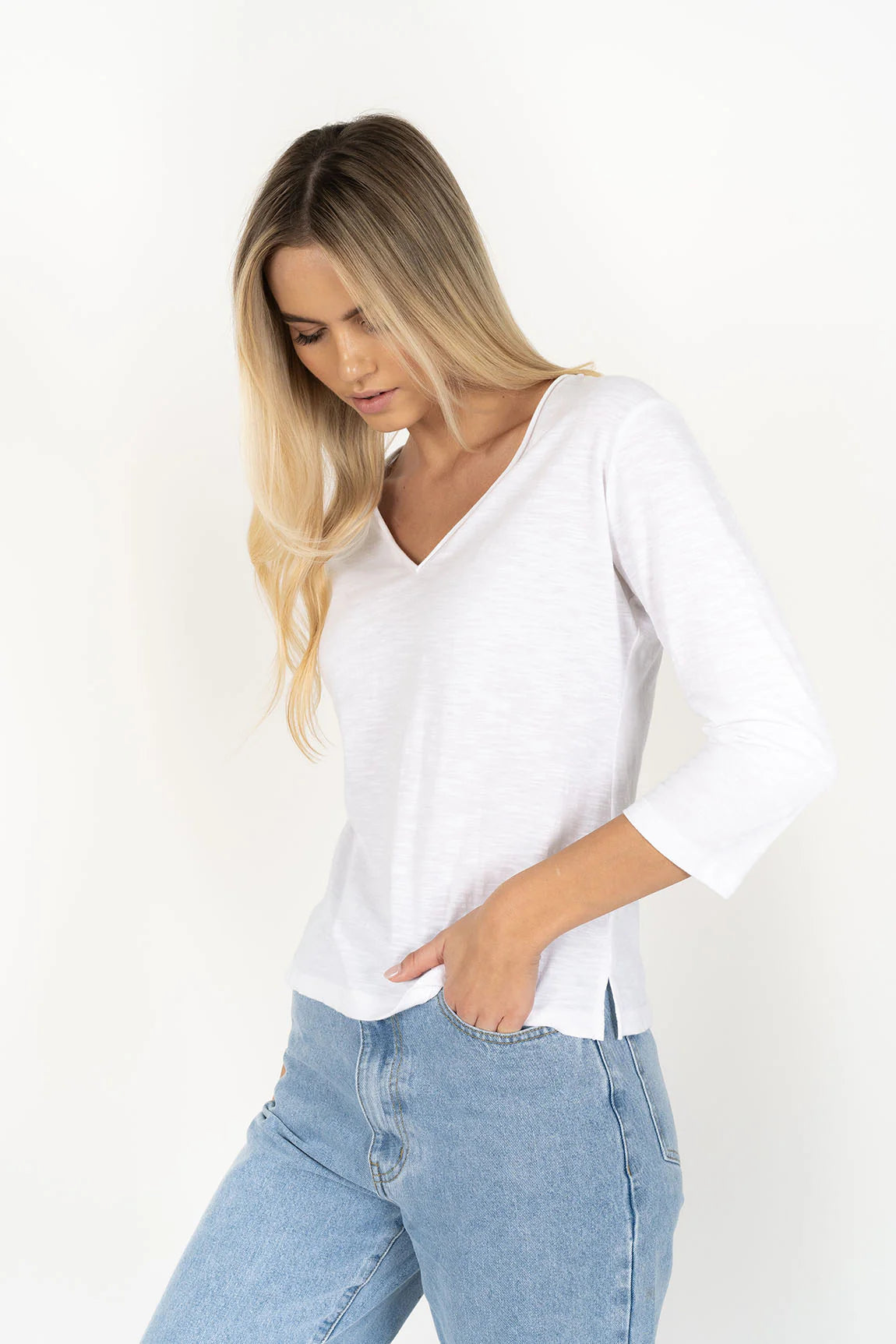 Stella V Neck L/S Tee