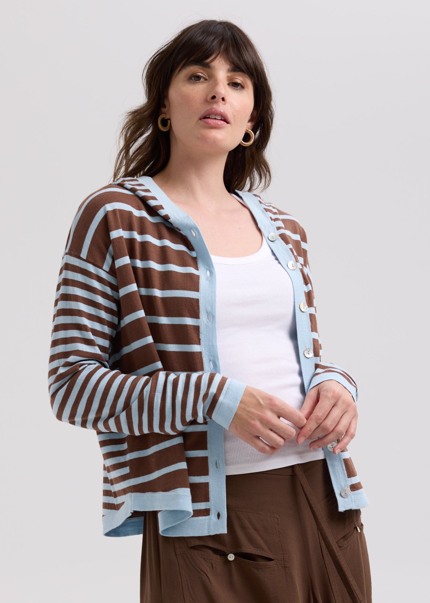 Mult Stripe Hoodie