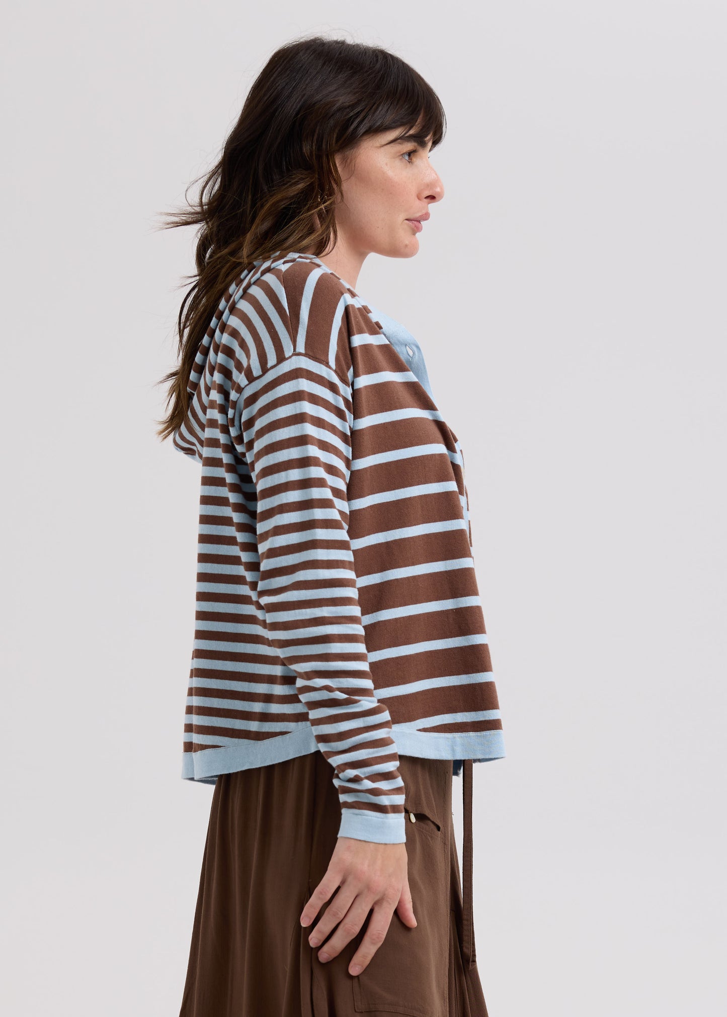 Mult Stripe Hoodie