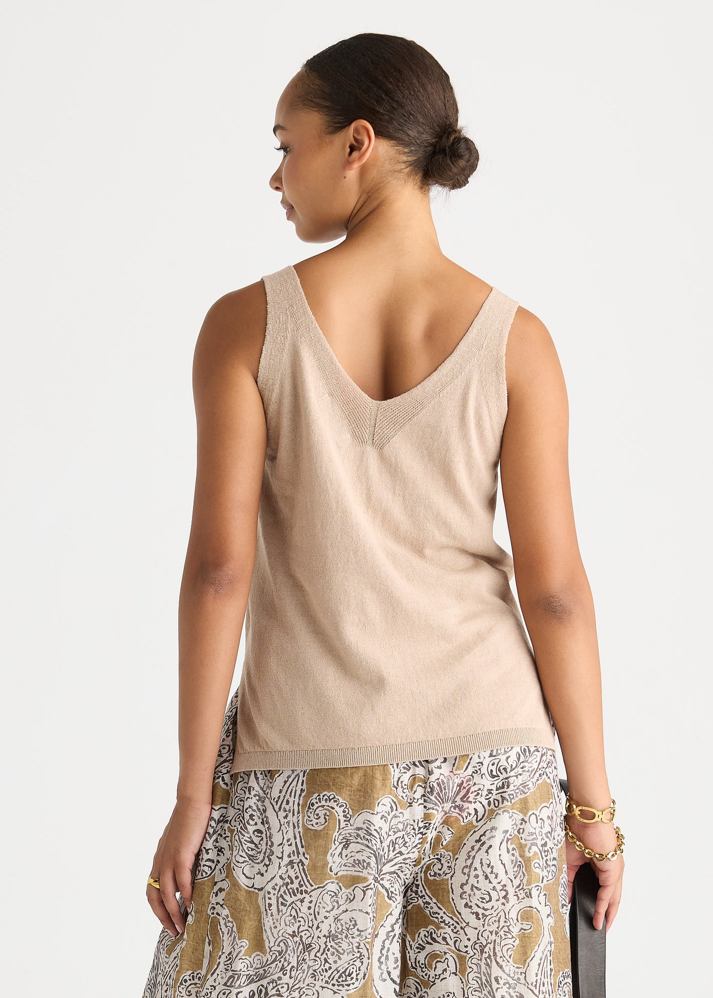 Tank Top to match Offset Cardi 2 colours