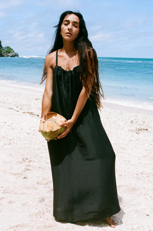 Nova Linen Silk Dress