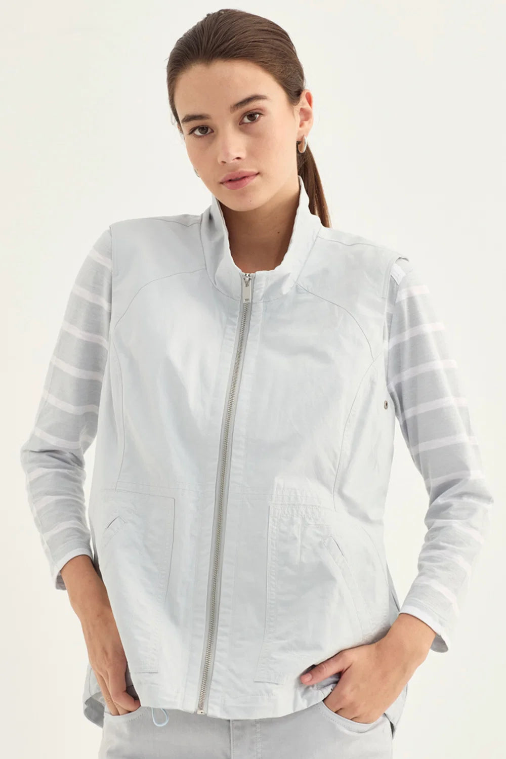 Statement Vest - Ice