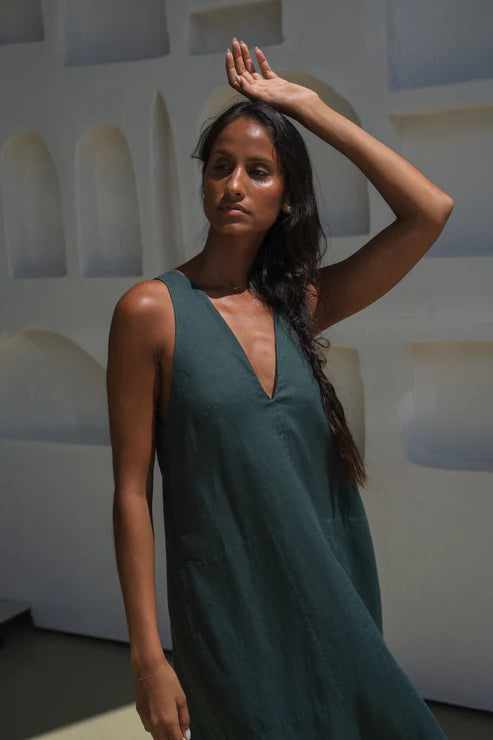 Iris Linen Dress
