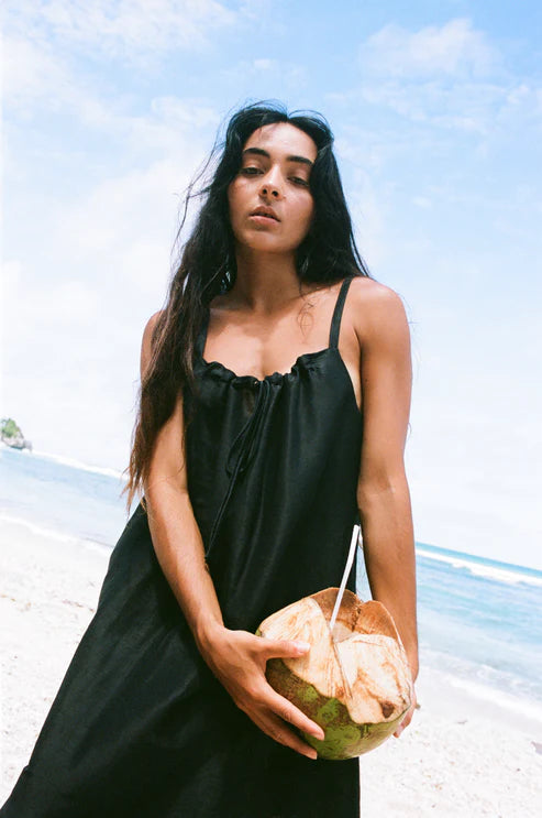 Nova Linen Silk Dress