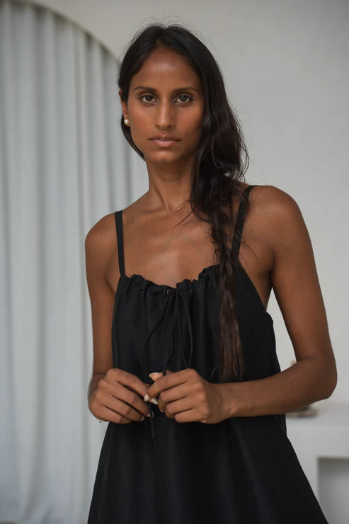 Nova Linen Silk Dress