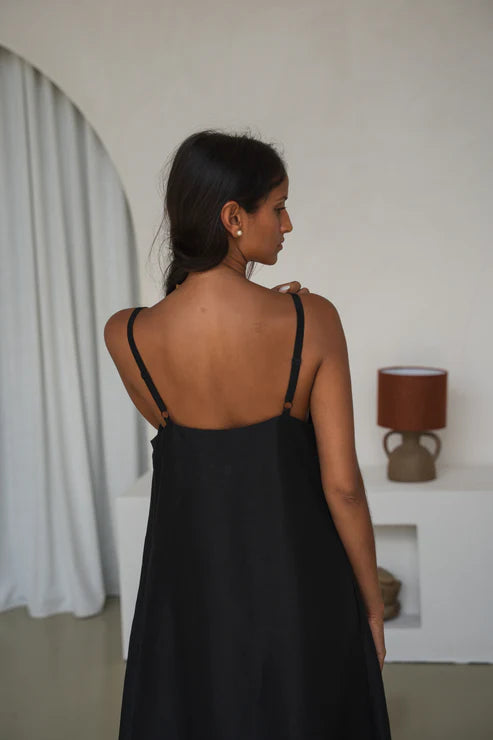 Nova Linen Silk Dress