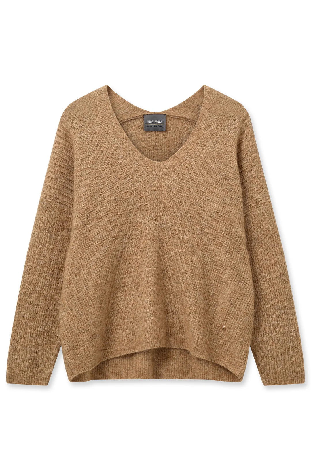 Thora V-Neck Knit Jumper Tannin Brown