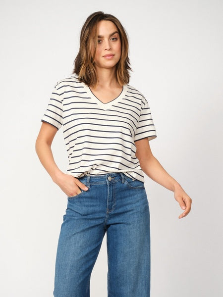 Nani V-SS Stripe tee Spellbound