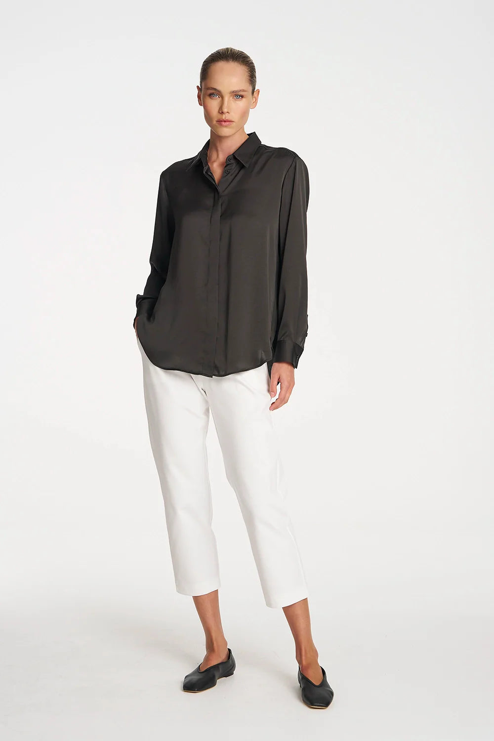 Soft Shirt in Mink