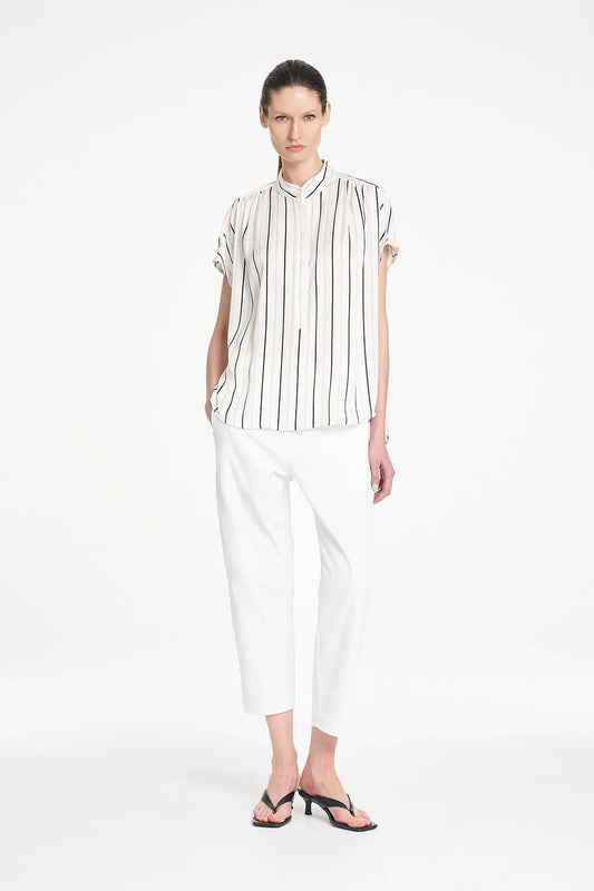 Gathered Shell Stripe