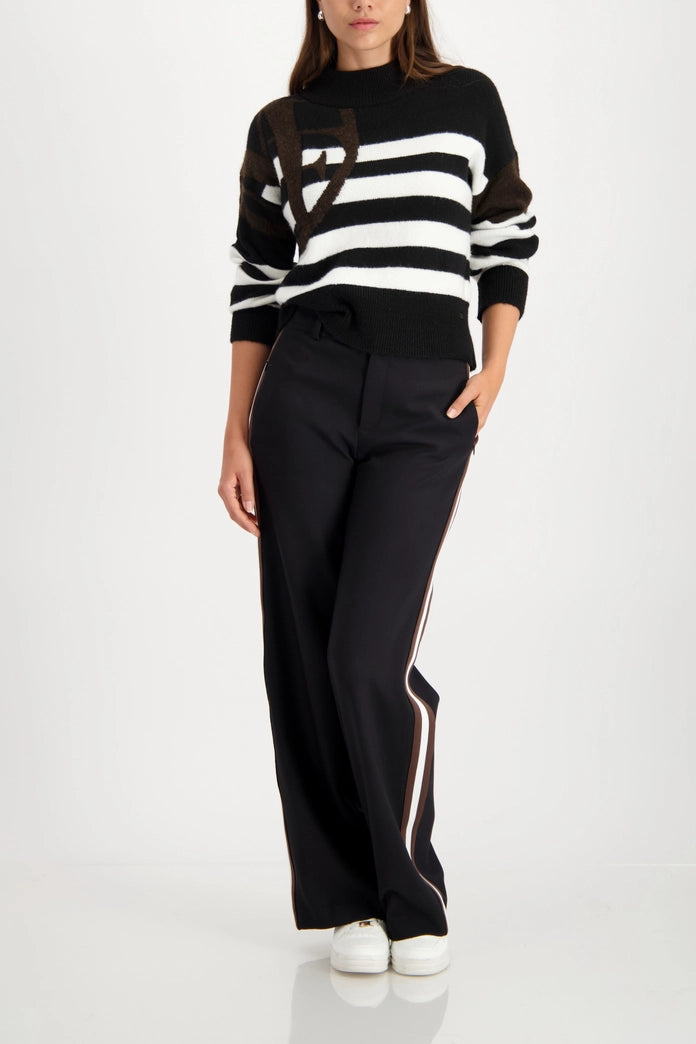 Striped Sweater + Emblem