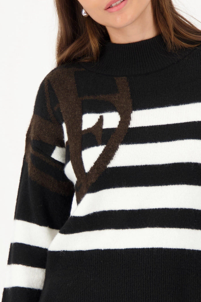 Striped Sweater + Emblem