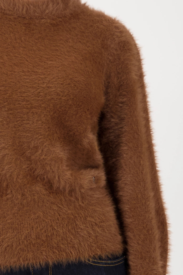 Plush Sweater Cognac