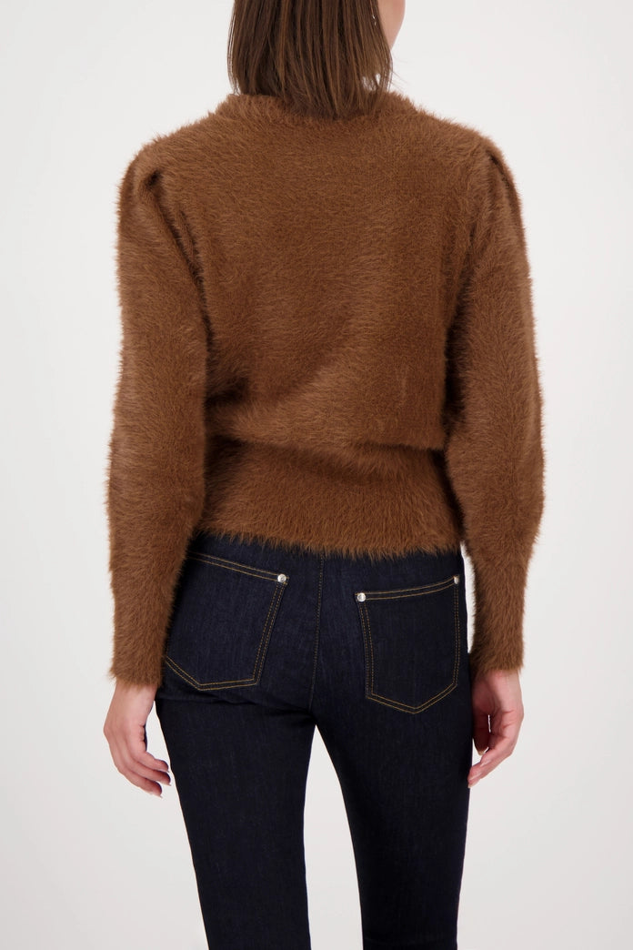 Plush Sweater Cognac