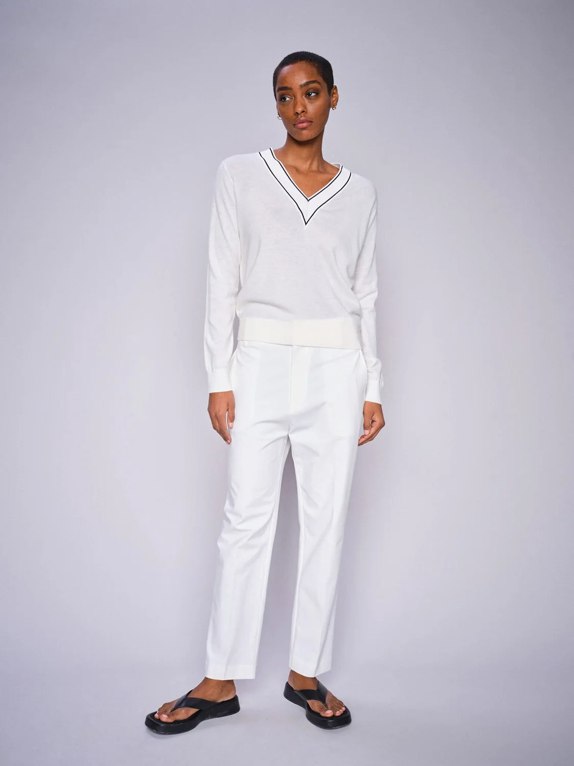 Relena Prep V-Neck Knit