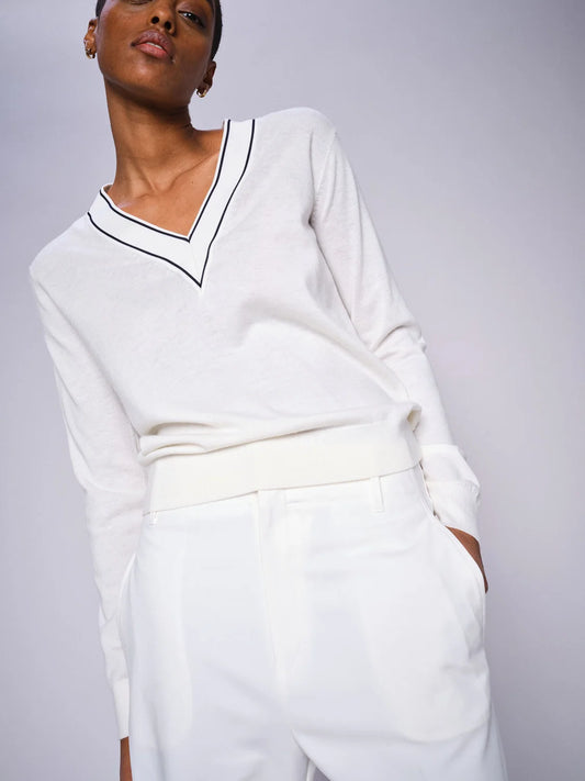 Relena Prep V-Neck Knit