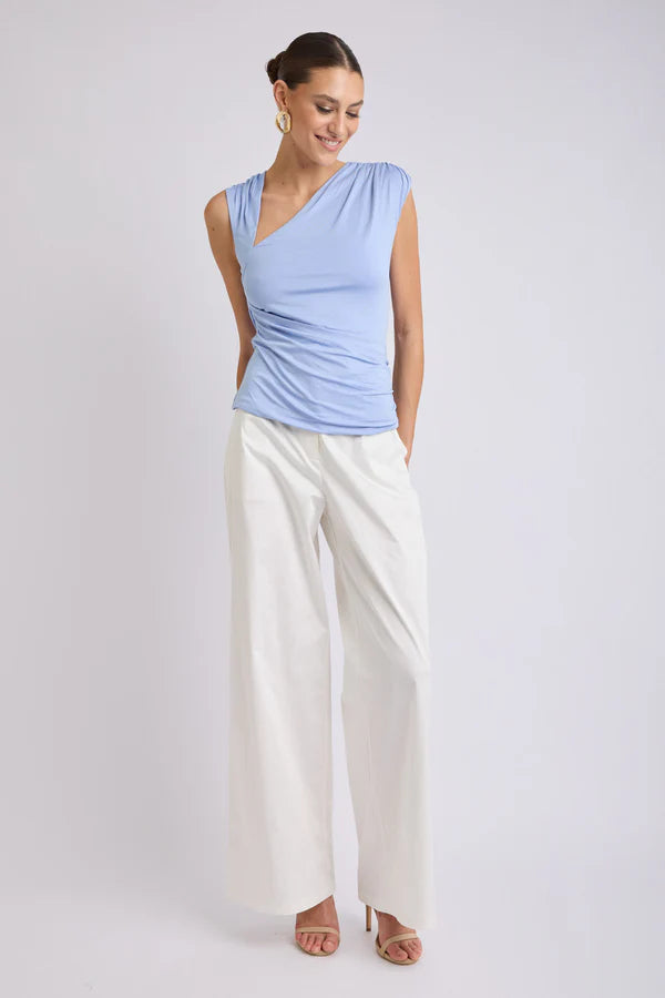 Lorena Asymmetrical Jersey Top