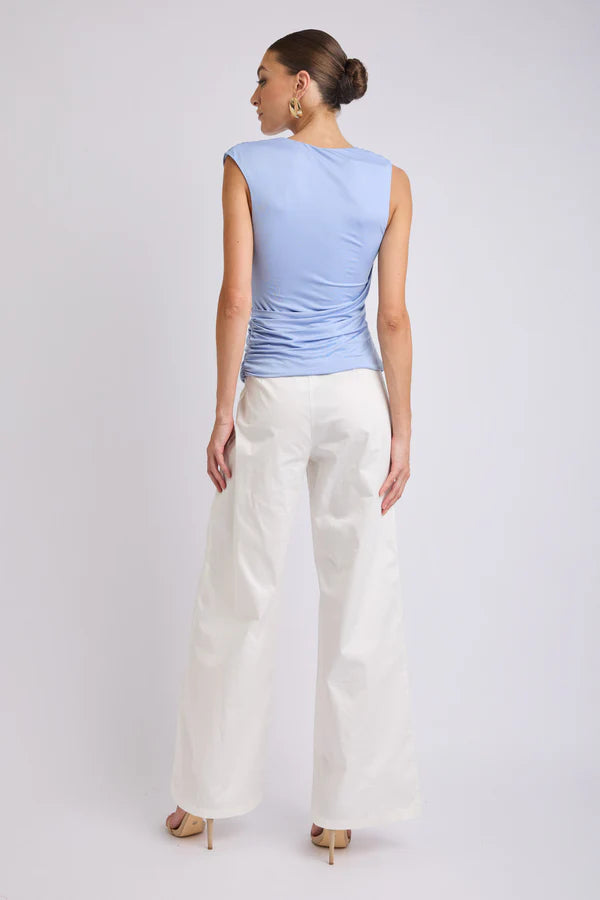 Lorena Asymmetrical Jersey Top