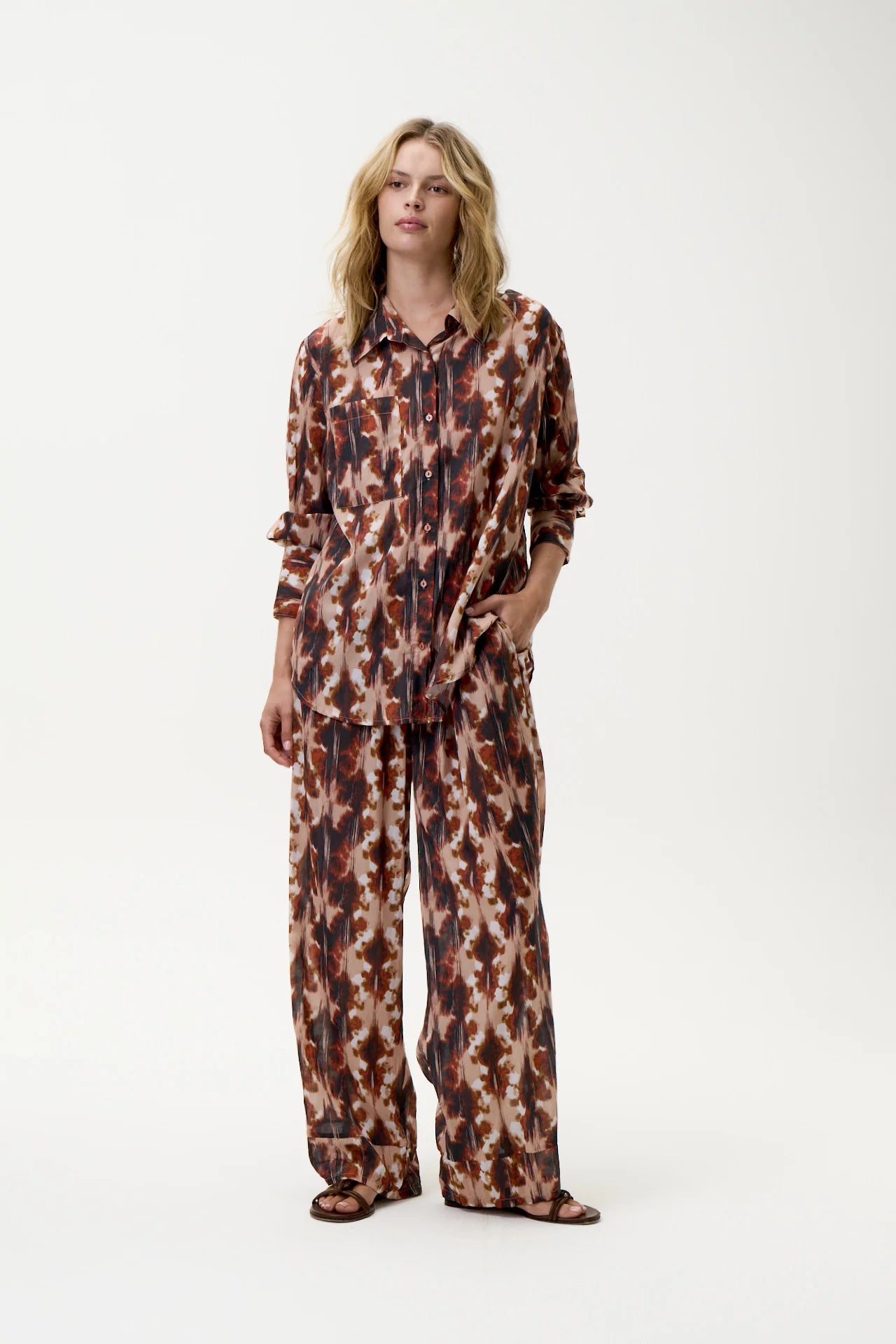 Claudia Shirt-Mallorca-Sushi Voile-Mocha