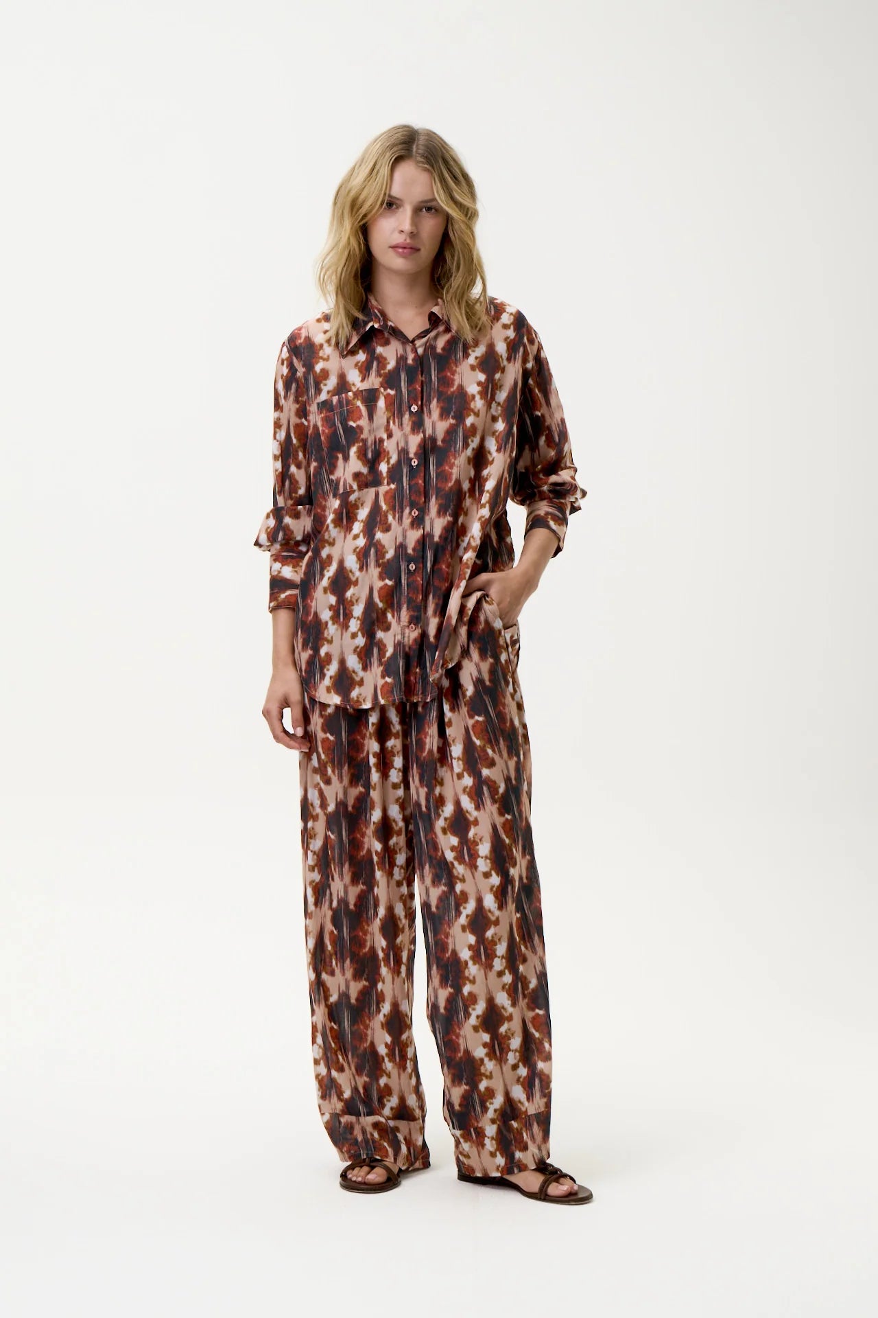 Claudia Shirt-Mallorca-Sushi Voile-Mocha