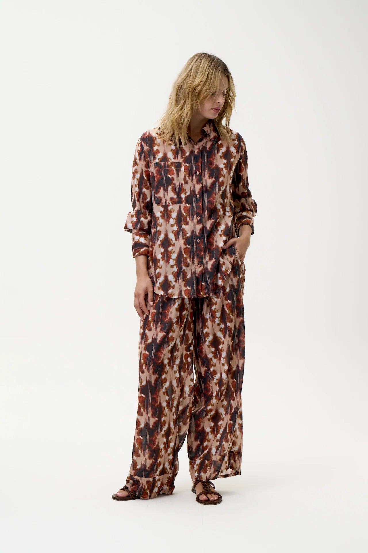 Claudia Shirt-Mallorca-Sushi Voile-Mocha