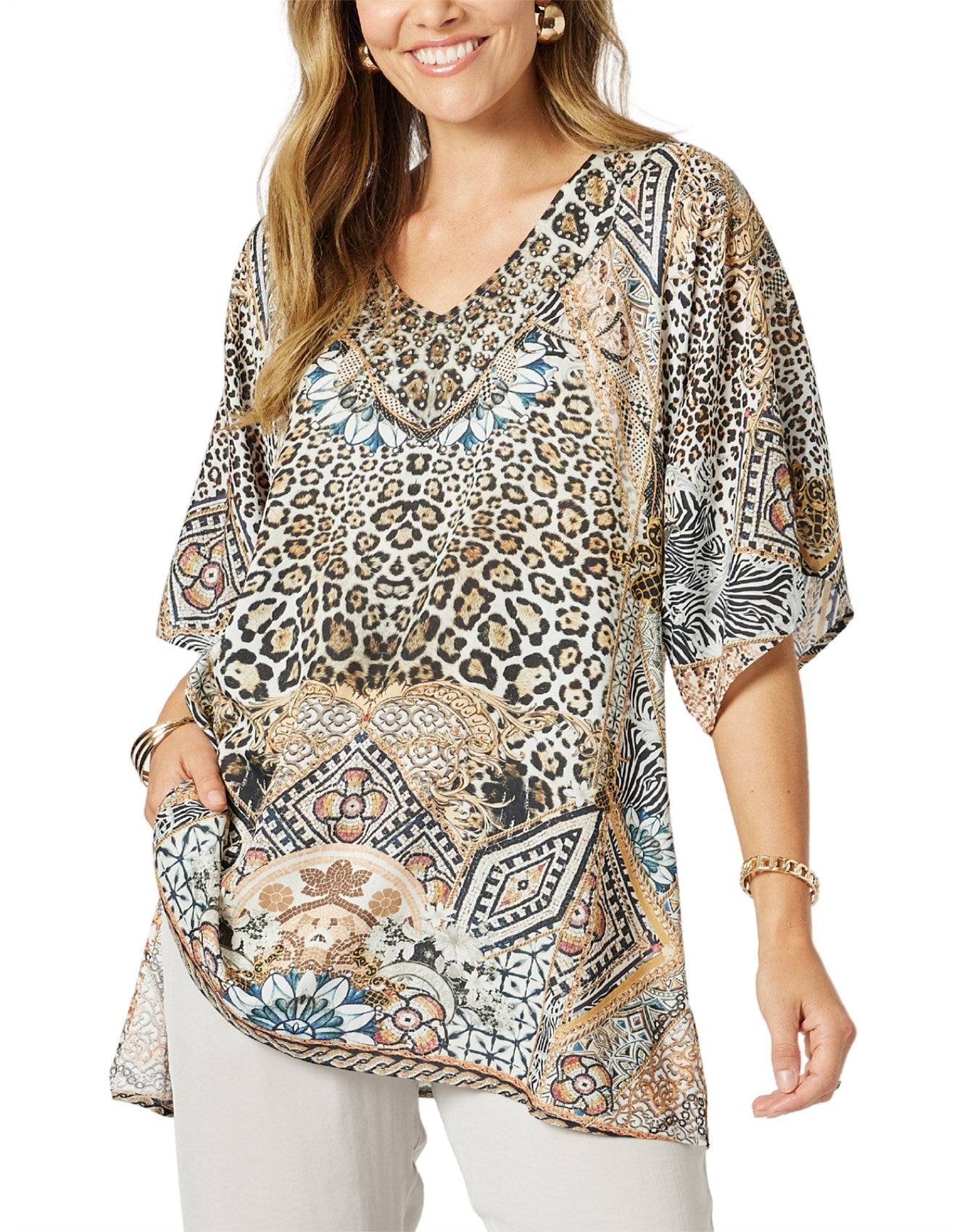 Emerson Top Animal Print