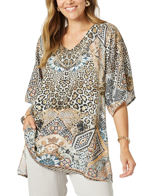 Emerson Top Animal Print